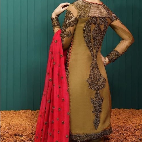 Asim Jofa Pakistani Designer Dress - Picture 3 of 3